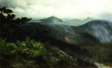 Копия картины "mountain landscape, highlands, north carolina" художника "таннер генри оссава"