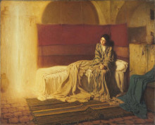 Репродукция картины "the annunciation" художника "таннер генри оссава"