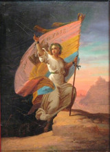 Репродукция картины "february 11th, 1866 - the modern romania" художника "таттареску георге"