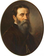Репродукция картины "self-portrait" художника "таттареску георге"