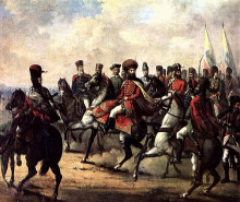 Копия картины "michael the brave and his troops" художника "таттареску георге"