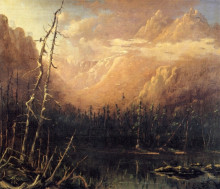 Картина "tuckerman&#39;s ravine" художника "твахтман (tуоктмен) джон генри"