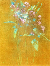 Репродукция картины "wildflowers" художника "твахтман (tуоктмен) джон генри"