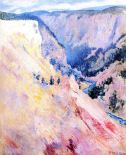 Картина "yellowstone park" художника "твахтман (tуоктмен) джон генри"