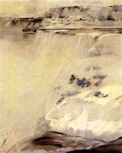 Репродукция картины "niagara falls" художника "твахтман (tуоктмен) джон генри"