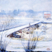 Картина "winter" художника "твахтман (tуоктмен) джон генри"