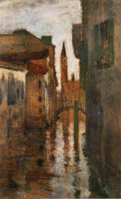 Копия картины "the campanile, late afternoon" художника "твахтман (tуоктмен) джон генри"