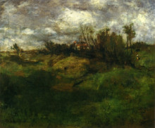 Копия картины "cincinnati landscape" художника "твахтман (tуоктмен) джон генри"