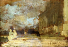 Копия картины "the quai, venice" художника "твахтман (tуоктмен) джон генри"