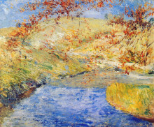 Копия картины "the winding brook" художника "твахтман (tуоктмен) джон генри"