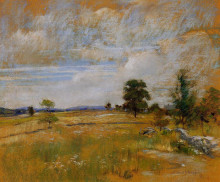 Копия картины "connecticut landscape" художника "твахтман (tуоктмен) джон генри"