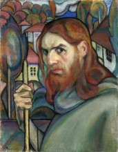 Копия картины "self-portrait" художника "теодореску-сион ион"