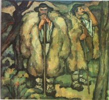 Копия картины "mountain folk" художника "теодореску-сион ион"