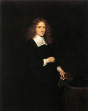 Картина "portrait of a young man" художника "терборх герард"