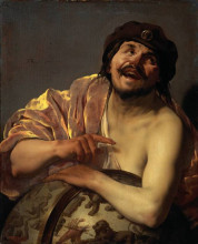 Картина "democritus" художника "тербрюгген хендрик"