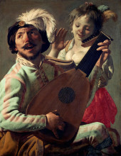 Картина "duet" художника "тербрюгген хендрик"