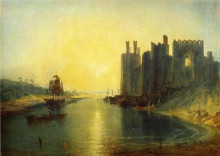 Картина "caernarvon castle" художника "тёрнер уильям"