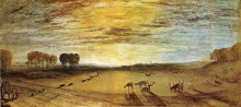 Копия картины "petworth park, tillington church in the distance" художника "тёрнер уильям"