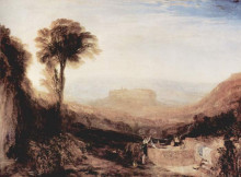 Репродукция картины "view of&#160;orvieto" художника "тёрнер уильям"