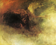 Репродукция картины "death on a pale horse" художника "тёрнер уильям"