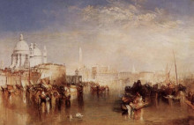 Репродукция картины "venice, seen from the giudecca canal" художника "тёрнер уильям"