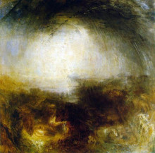 Картина "тінь та темрява – вечір після потопу" художника "тёрнер уильям"