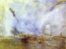 Копия картины "whalers" художника "тёрнер уильям"