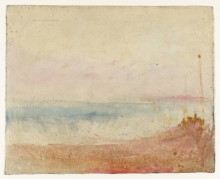Репродукция картины "coast scene" художника "тёрнер уильям"