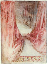 Репродукция картины "a bed, drapery study" художника "тёрнер уильям"