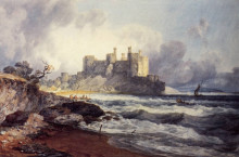 Копия картины "conway castle" художника "тёрнер уильям"