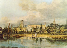 Картина "церква христа, вигляд з півдня, з долин" художника "тёрнер уильям"