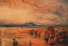 Репродукция картины "lancaster sands" художника "тёрнер уильям"