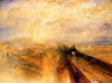 Копия картины "rain steam and speed, the great western railway" художника "тёрнер уильям"