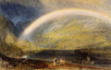Репродукция картины "rainbow" художника "тёрнер уильям"