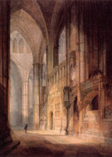 Репродукция картины "st. erasmus in bishop islips chapel, westminster abbey" художника "тёрнер уильям"
