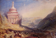 Репродукция картины "valley of the brook kedron" художника "тёрнер уильям"