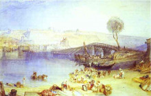 Репродукция картины "view of saint germain en laye and its chateau" художника "тёрнер уильям"