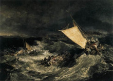 Репродукция картины "the shipwreck" художника "тёрнер уильям"