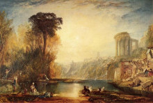 Репродукция картины "landscape composition of tivoli" художника "тёрнер уильям"