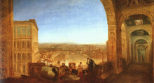 Копия картины "rome from the vatican" художника "тёрнер уильям"
