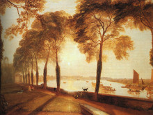 Картина "mortlake terrace" художника "тёрнер уильям"