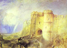 Репродукция картины "carisbrook castle, isle of wight" художника "тёрнер уильям"