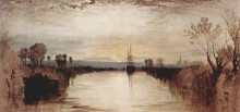 Репродукция картины "chichester canal" художника "тёрнер уильям"