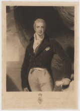 Репродукция картины "robert stewart, 2nd marquess of londonderry (lord castlereagh)" художника "тёрнер чарльз"