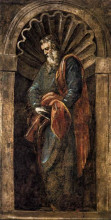 Копия картины "prophet" художника "тинторетто"