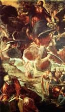 Репродукция картины "ascension of christ" художника "тинторетто"