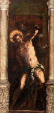 Копия картины "st sebastian" художника "тинторетто"