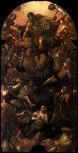 Репродукция картины "the apparition of st roch" художника "тинторетто"