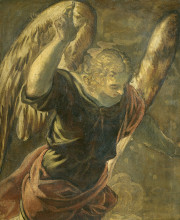 Картина "annunciation the angel" художника "тинторетто"