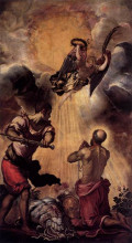 Репродукция картины "the martyrdom of st paul" художника "тинторетто"